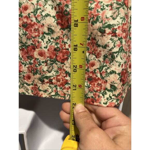 Talbots Cute Spring Floral Blazer Jacket Size 12P Red Pink Green Career - Picture 9 of 12